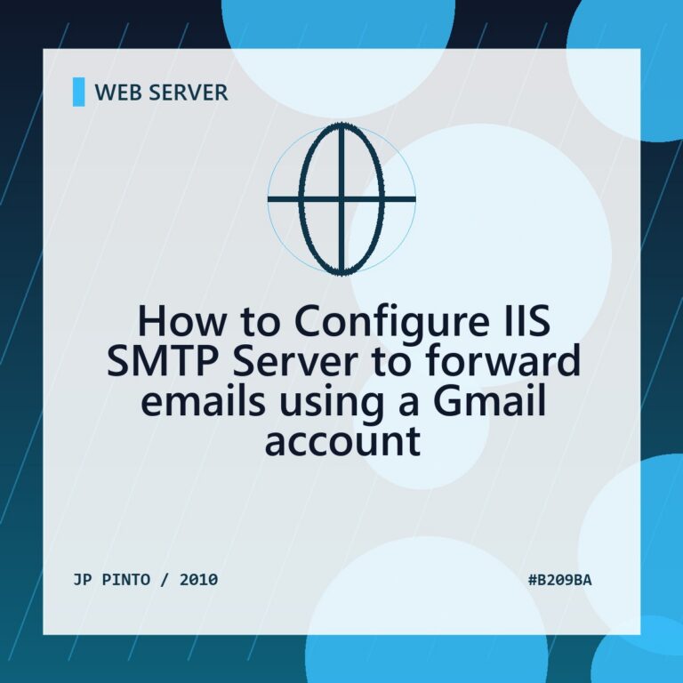 Featured image for How to Configure IIS SMTP Server to forward emails using a Gmail account
