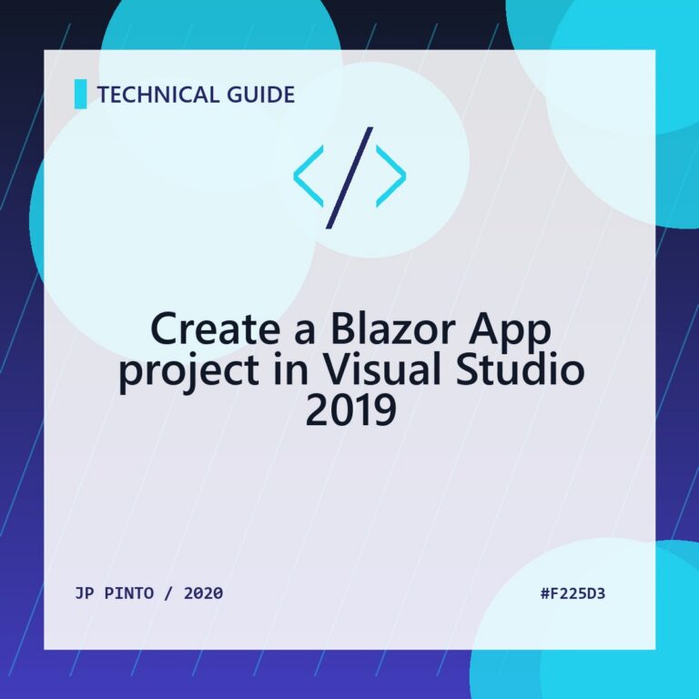 Featured image for Create a Blazor App project in Visual Studio 2019