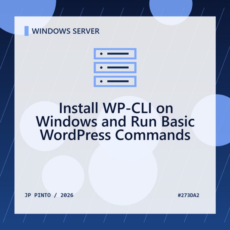 Featured image for Install WP-CLI on Windows and Run Basic WordPress Commands