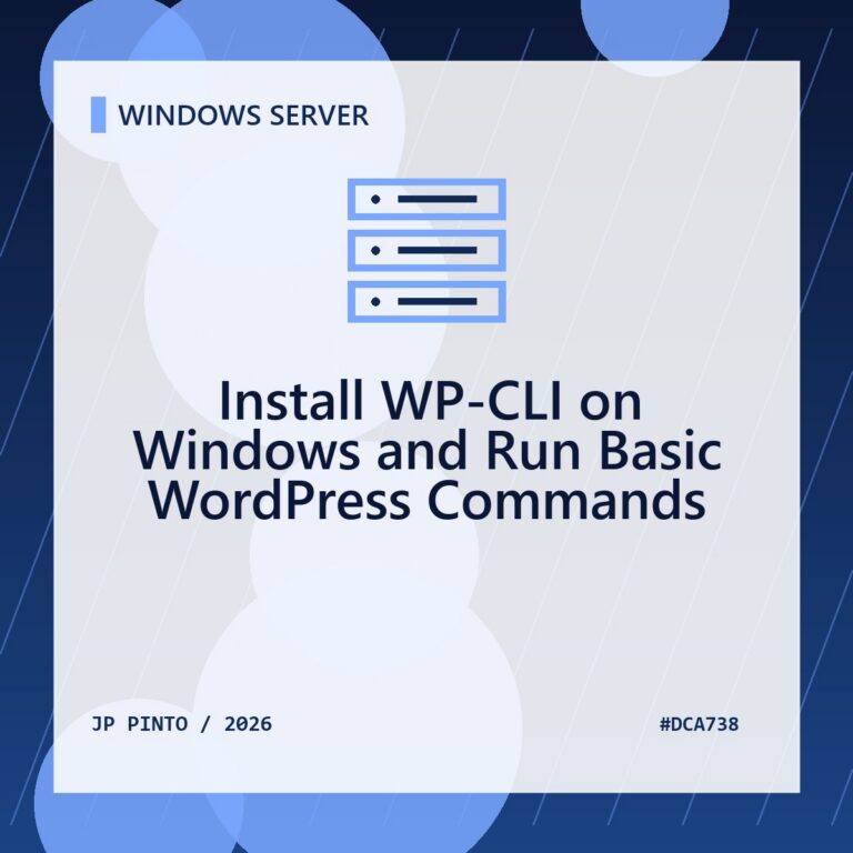 Featured image for Install WP-CLI on Windows and Run Basic WordPress Commands