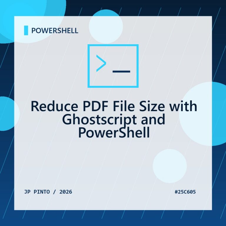 Featured image for Reduce PDF File Size with Ghostscript and PowerShell