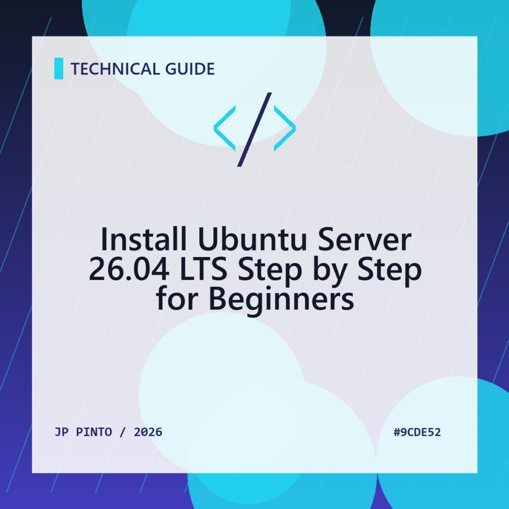 Featured image for Install Ubuntu Server 26.04 LTS Step by Step for Beginners