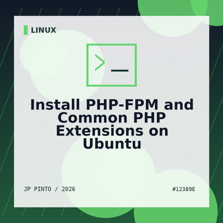 Featured image for Install PHP-FPM and Common PHP Extensions on Ubuntu