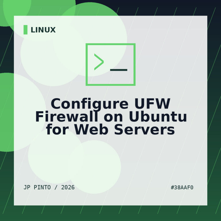 Featured image for Configure UFW Firewall on Ubuntu for Web Servers