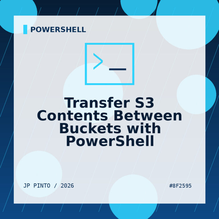 Featured image for Transfer S3 Contents Between Buckets with PowerShell
