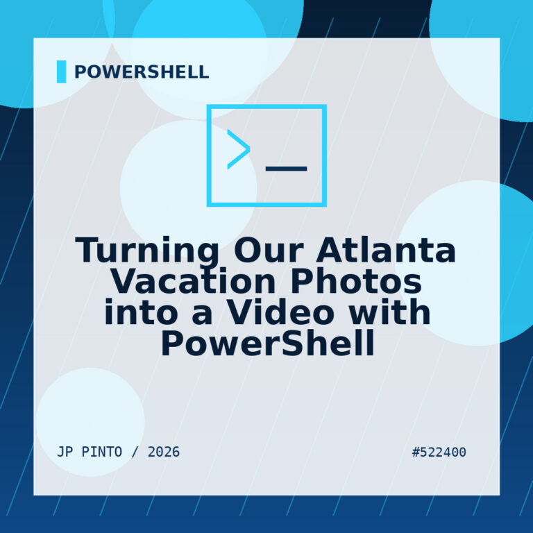 Featured image for Turning Our Atlanta Vacation Photos into a Video with PowerShell