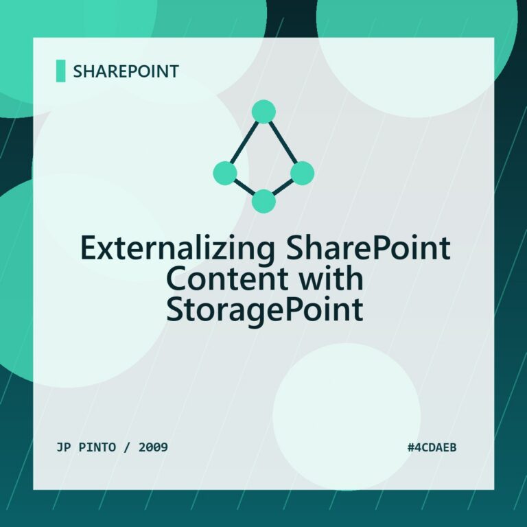 Featured image for Externalizing SharePoint Content with StoragePoint