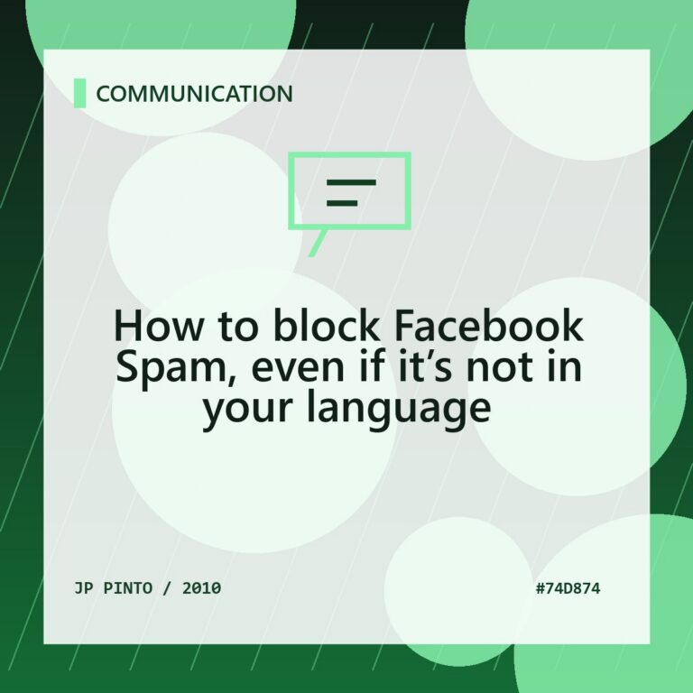 Featured image for How to block Facebook Spam, even if it&rsquo;s not in your language